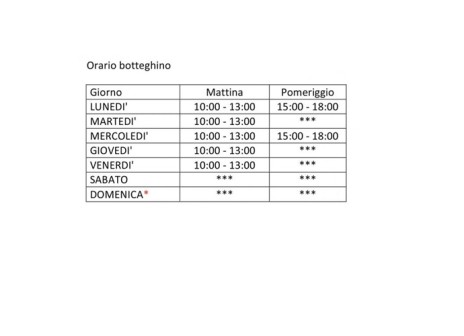 orari botteghino savoia