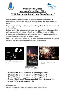 CONCORSO LEFRA loc