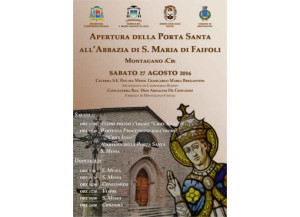 Montagano, apertura della Porta Santa a Faifoli