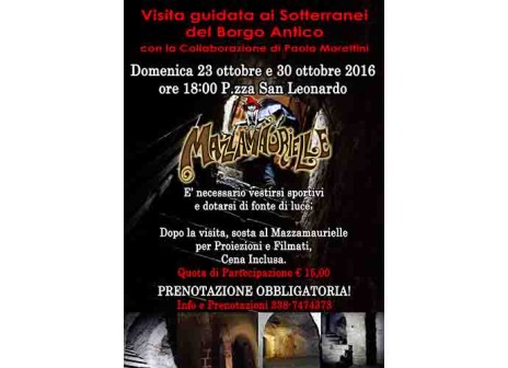 Campobasso sotterranea, visita guidata nel borgo antico