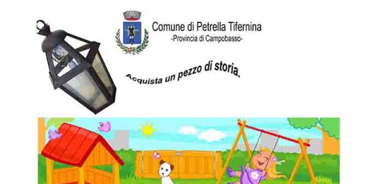 Petrella, vecchie lanterne in vendita per abbellire il parco giochi Petrella, vecchie lanterne in vendita per abbellire il parco giochi