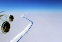 distacco iceberg antartide