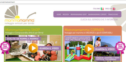 Mammamamma homepage