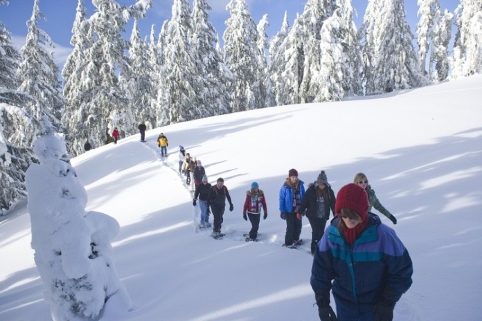 passeggiata con le ciaspole