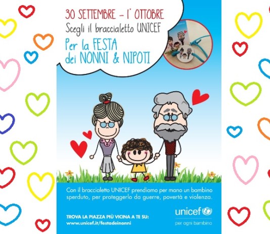 UNICEF, in 350 piazze la Festa dei Nonni e dei Nipoti festa dei nonni UNICEF 2017