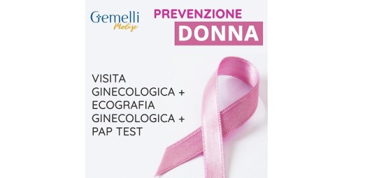 Visita, ecografia e pap test gratuiti: Novembre Rosa targato Gemelli a Termoli prevenzione termoli